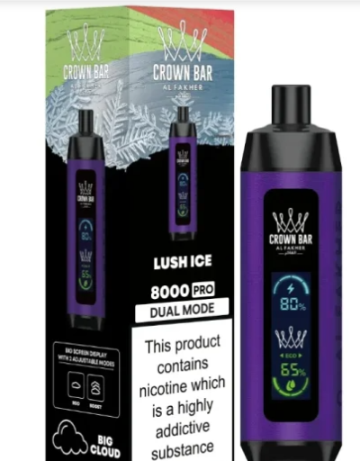 AL FAKHER CROWN BAR 8000 PRO DUAL MODE DISPOSABLE